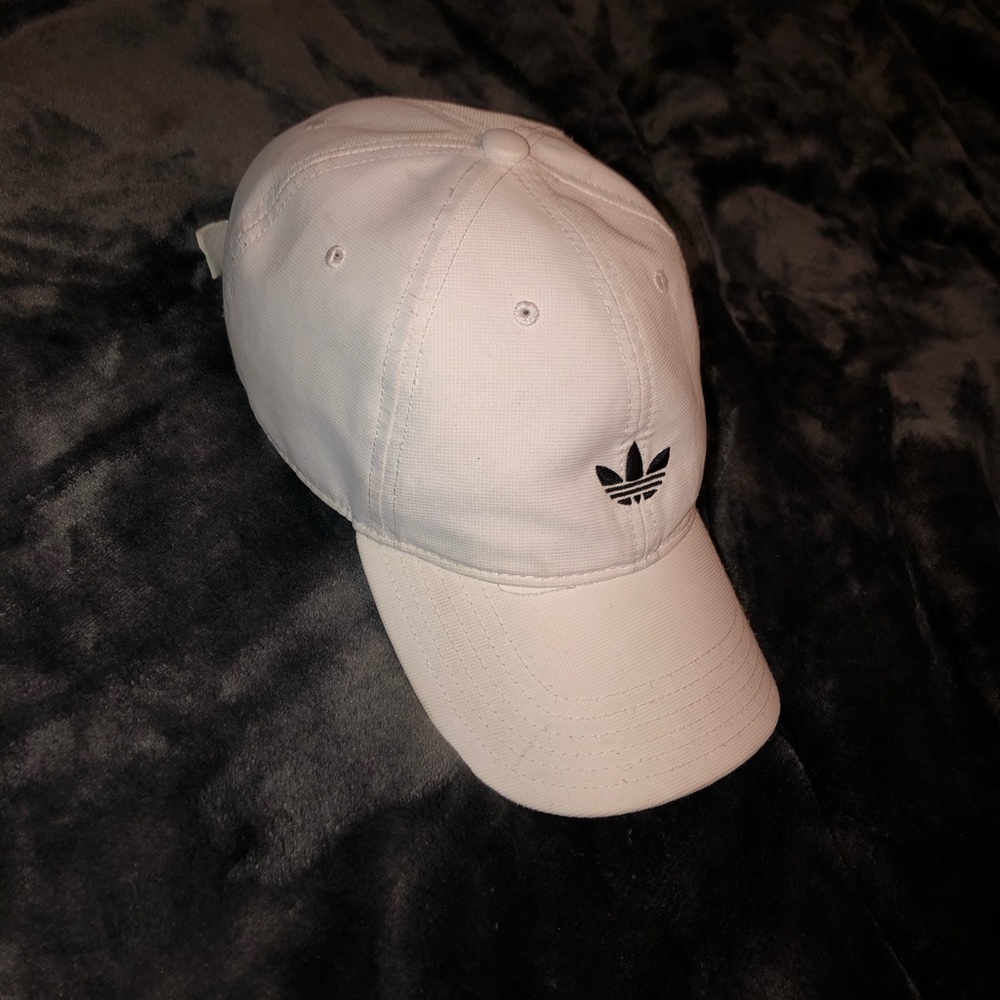 Adidas White Golf Hat